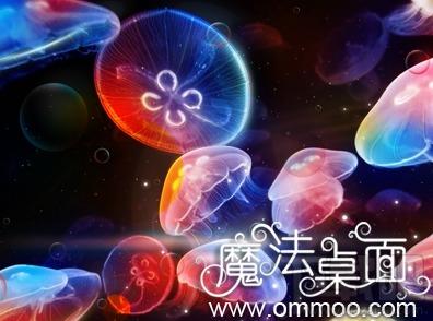 炫彩水母电脑桌面主题,炫彩水母电脑桌面主题下载,炫彩水母电脑桌面主题官方下载